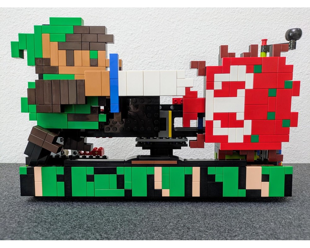 LEGO MOC 8-bit Link vs Octorok by IAmTheRealScott Rebrickable