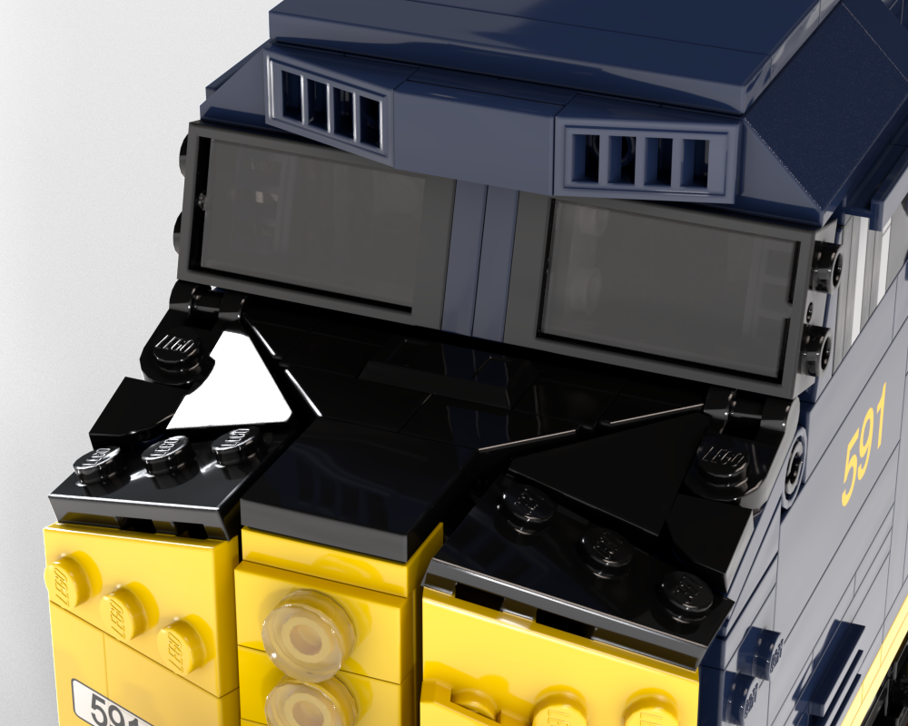 LEGO MOC-228903 CSX 591 GE AC4400CW by 603bricks | Rebrickable - Build ...