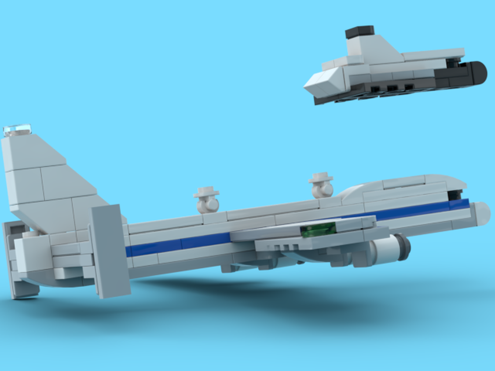 LEGO MOC-228919 Boeing 747 Shuttle Carrier Aircraft by MOCStar ...