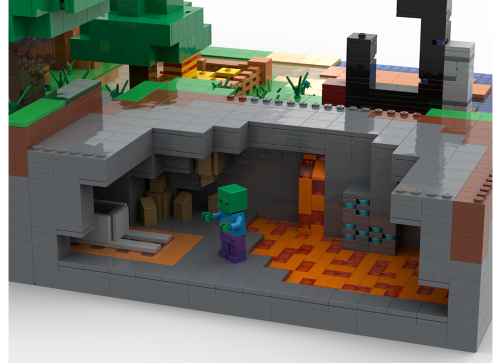 LEGO MOC-229075 Giant MlNECRAFT World (block accurate) by CanonBricks ...