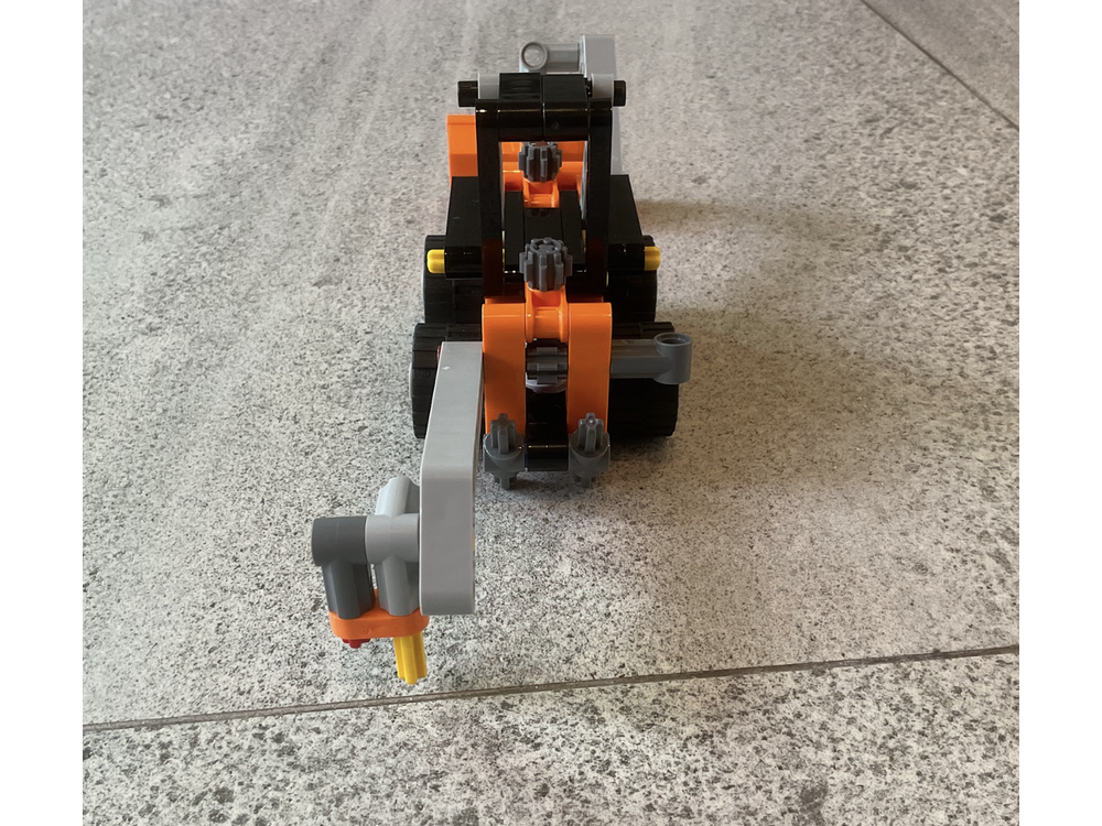 LEGO MOC Backhoe With Auger by R1FT-13 | Rebrickable - Build with LEGO