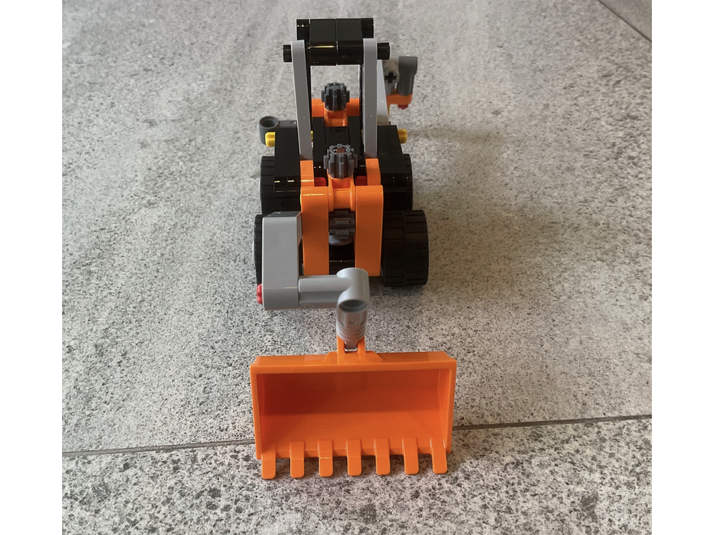 LEGO MOC Backhoe With Auger by R1FT-13 | Rebrickable - Build with LEGO