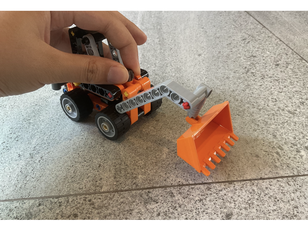 LEGO MOC Backhoe With Auger by R1FT-13 | Rebrickable - Build with LEGO