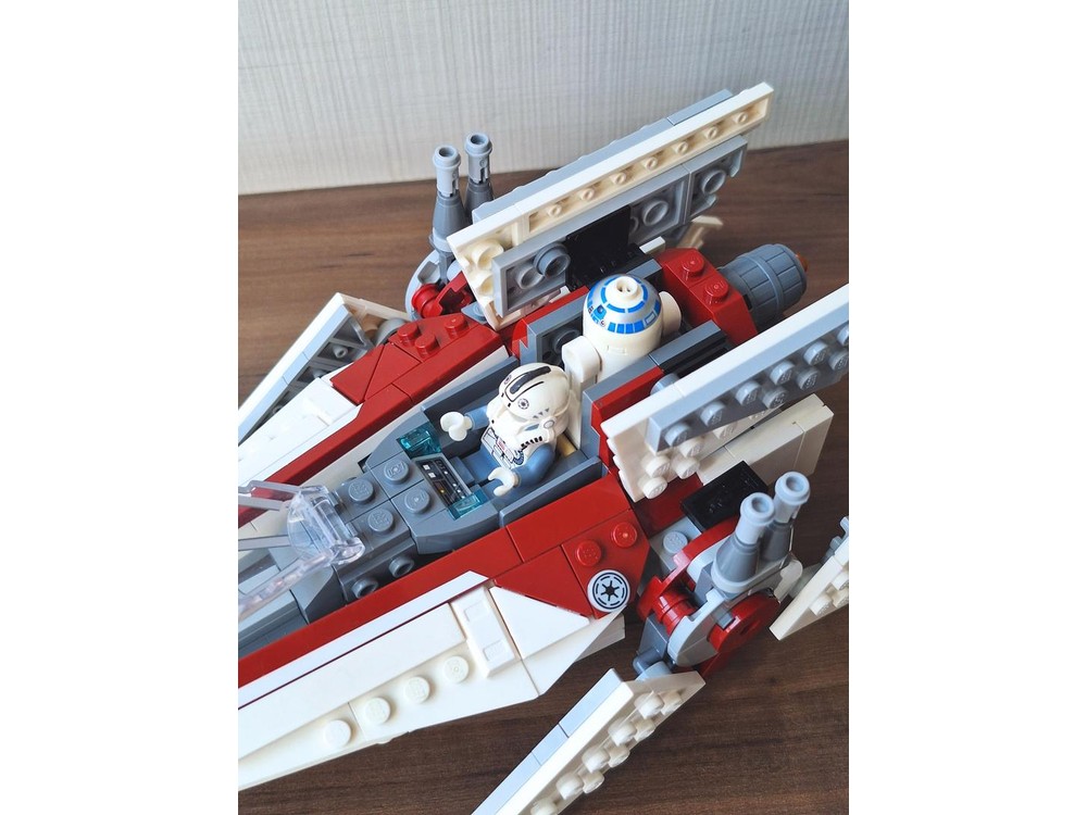 LEGO MOC V-Wing by Quarries Workshop | Rebrickable - Build