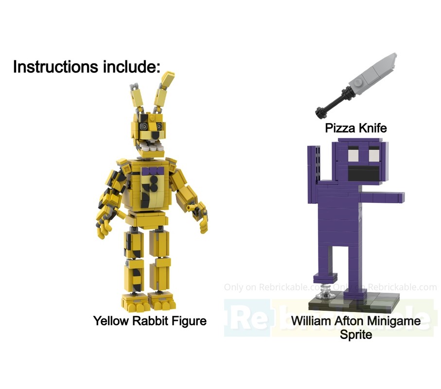 LEGO MOC-229208 Yellow Rabbit - Five Nights at Freddy's Movie by ...