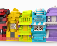 11044 Rainbow houses