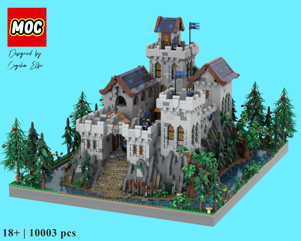 LEGO MOC-229261 Black Falcon's Castle by Cegeha Elbe | Rebrickable