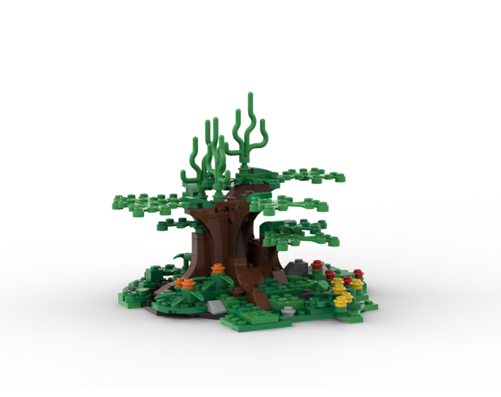 LEGO MOC-229312 Gnarly tree by 77pancakes | Rebrickable - Build with LEGO