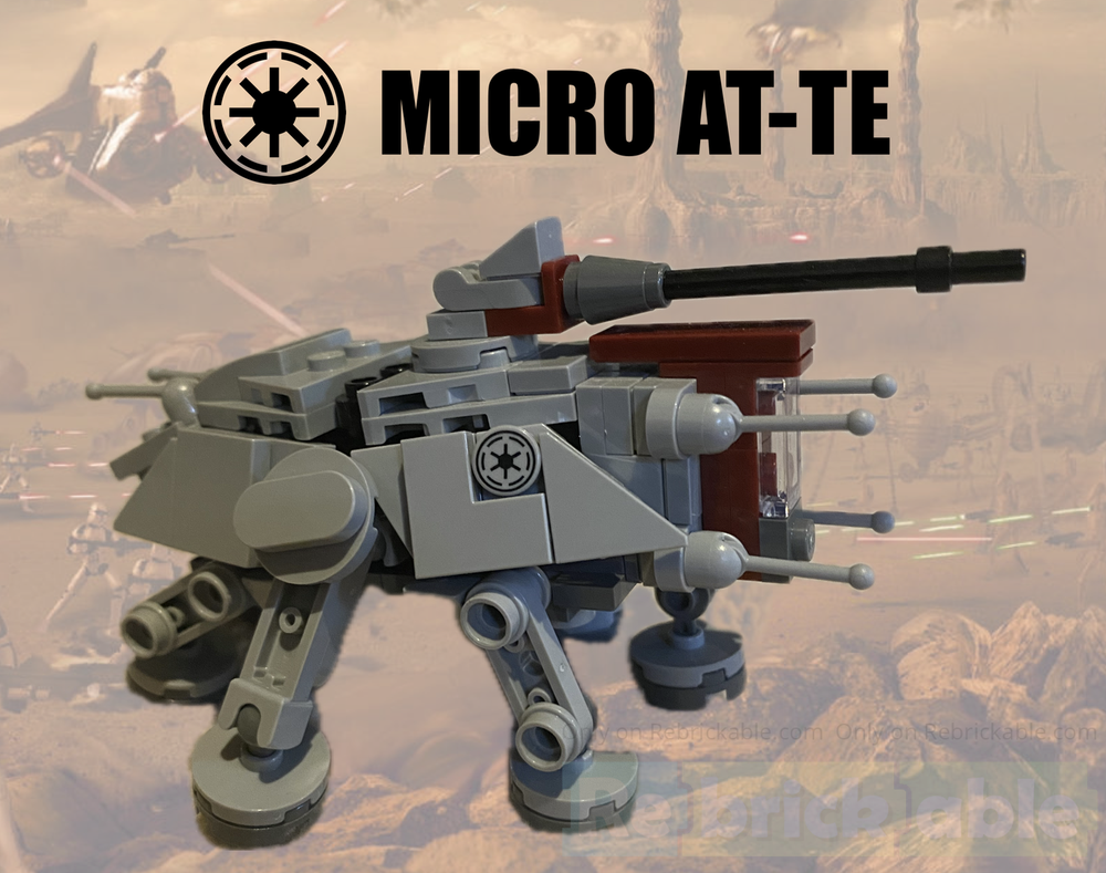 LEGO MOC-229355 Micro Republic AT-TE Walker by CrazyDog 17
