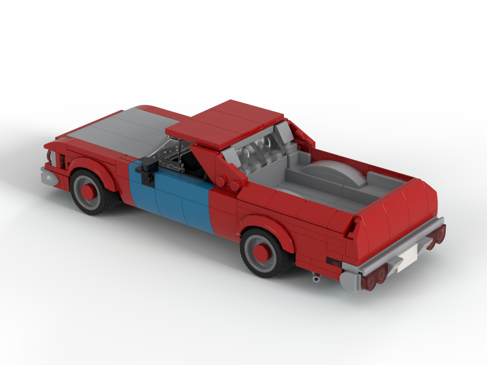 LEGO MOC-229392 El Camino 8wide MOD by Linse | Rebrickable - Build with ...