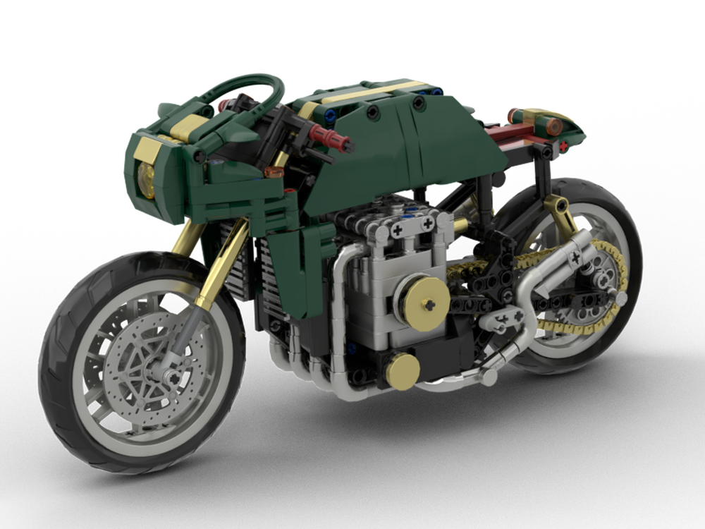 LEGO MOC Café Racer by zed313 | Rebrickable - Build with LEGO