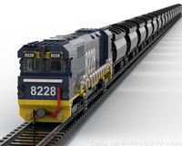 ◆ Loco です◆ LEGO MOC-229472 NSW 82 Class Freightcorp Locomotive | 8 - Wide