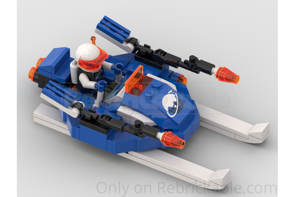 LEGO MOC-229475 Speeder Ice Planet 2002 Remake 6983 by mathtuono