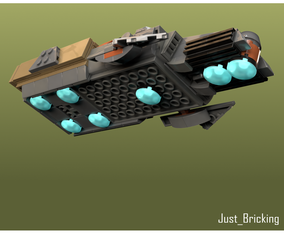 LEGO MOC LCH-12 Cargo Landspeeder by just_bricking | Rebrickable ...