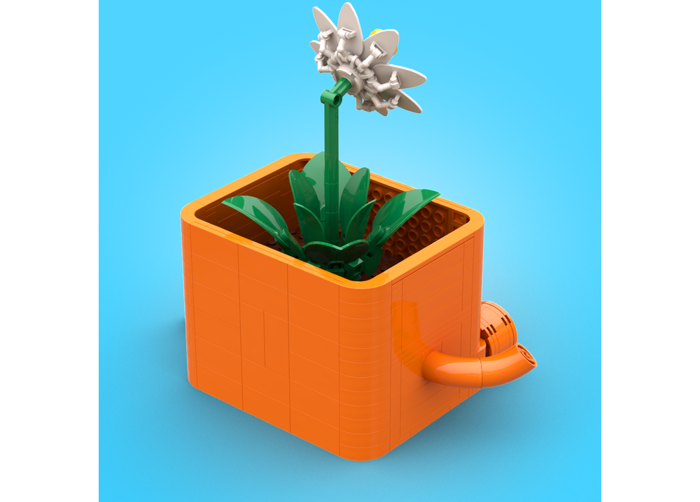 LEGO MOC-229502 Big Happy Plant by brickfolk | Rebrickable - Build with ...
