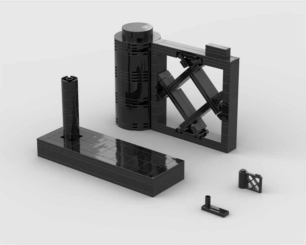 LEGO MOC-229505 Upscaled fence gate (2pcs) by Briquoleur | Rebrickable ...