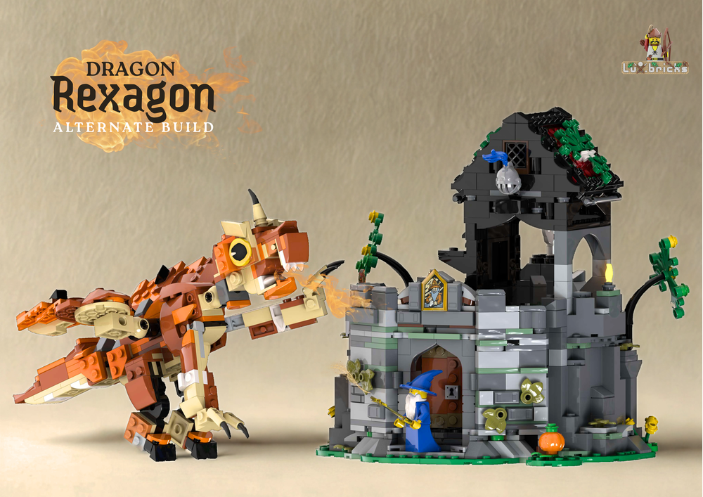LEGO MOC-229587 Rexagon (76067 alt build) by lux.bricks