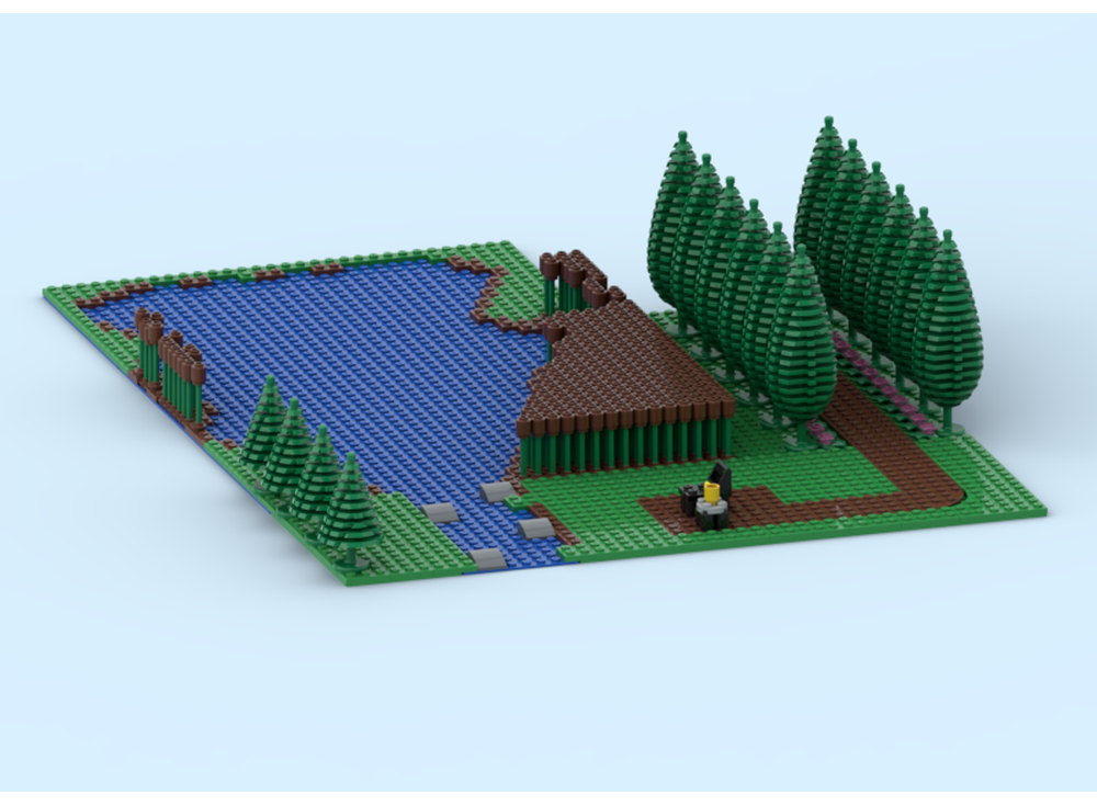 LEGO MOC-229730 Lake by WILD_BLUEY | Rebrickable - Build with LEGO
