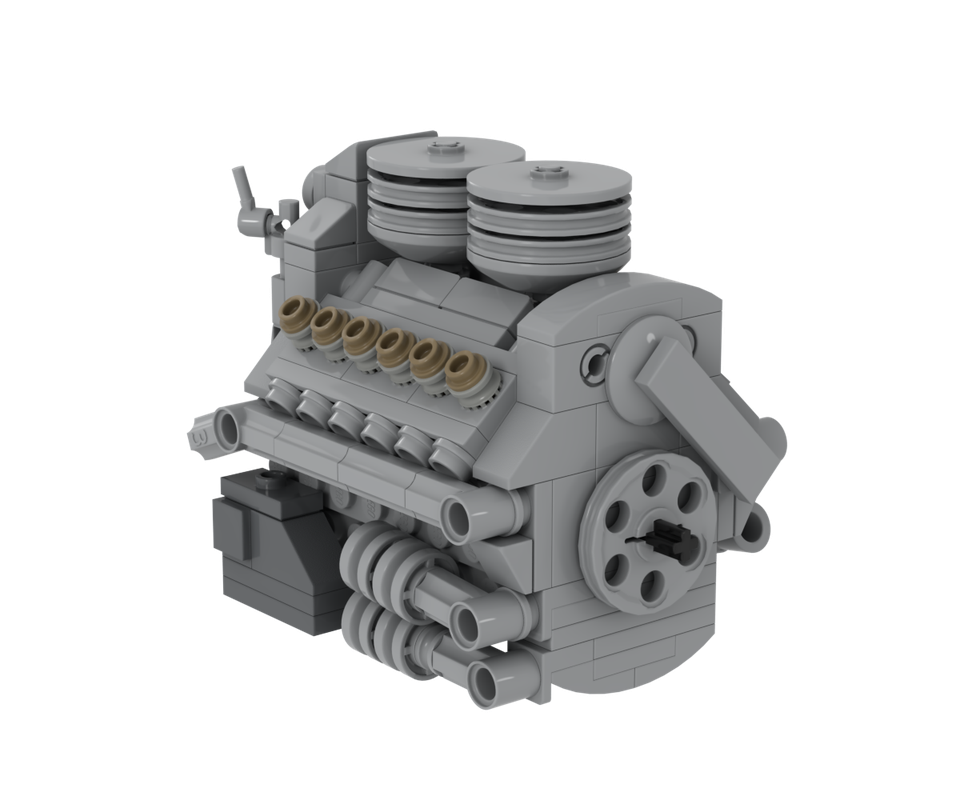 LEGO MOC-229824 Maybach 230 HL - Tiger Tank Engine by TundO ...