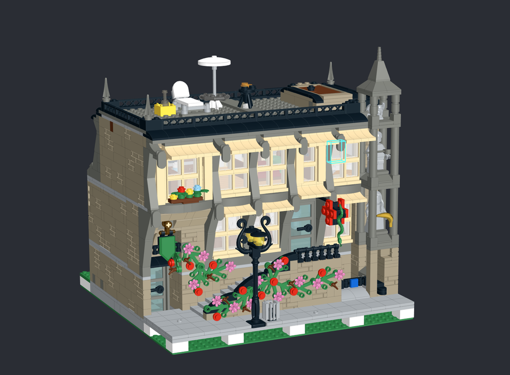 LEGO MOC Pharmacy modular building by mylego_diary | Rebrickable ...