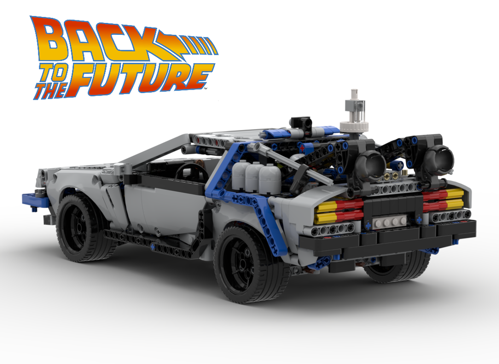 42210 Back to the Future DeLorean by Mr.Platinum