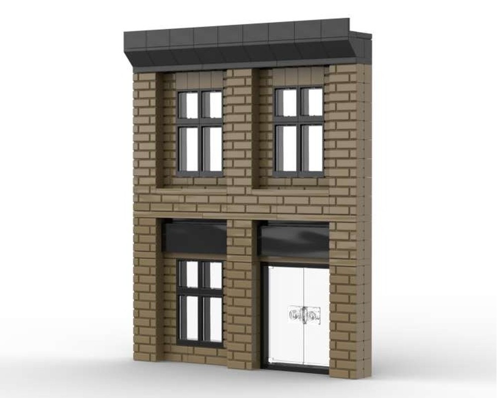 LEGO MOC Beige brick storefront facade by secondmessybrick ...