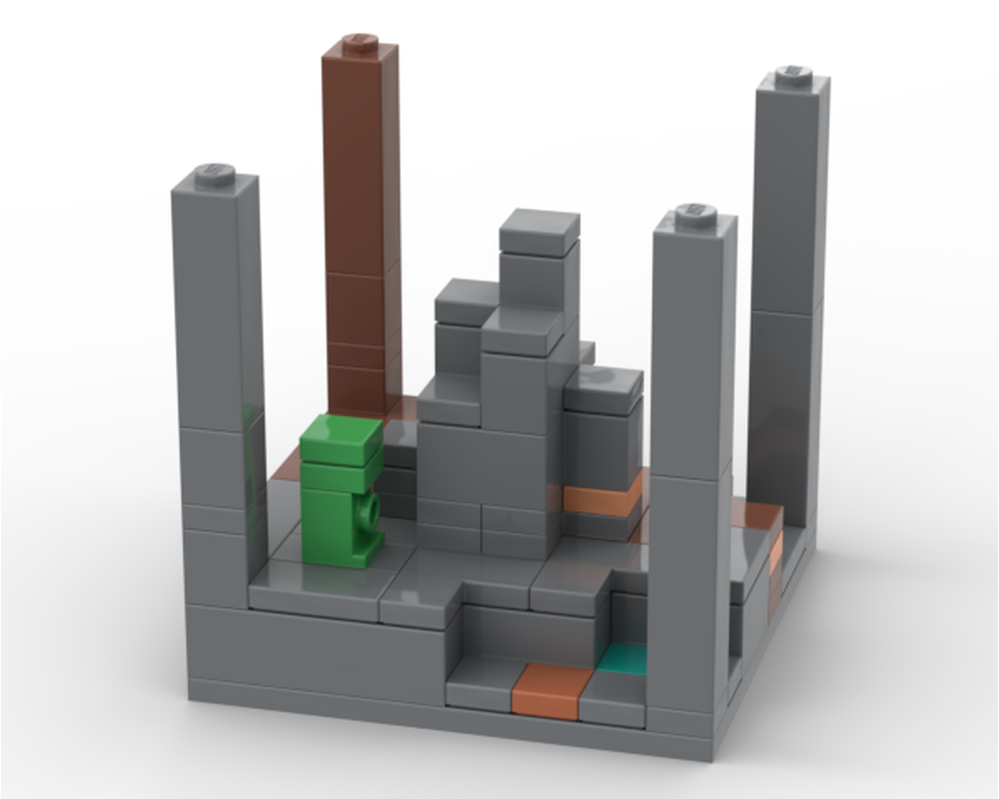 LEGO MOC Cave Plot - Is the Iron worth it? by aure bricks | Rebrickable ...