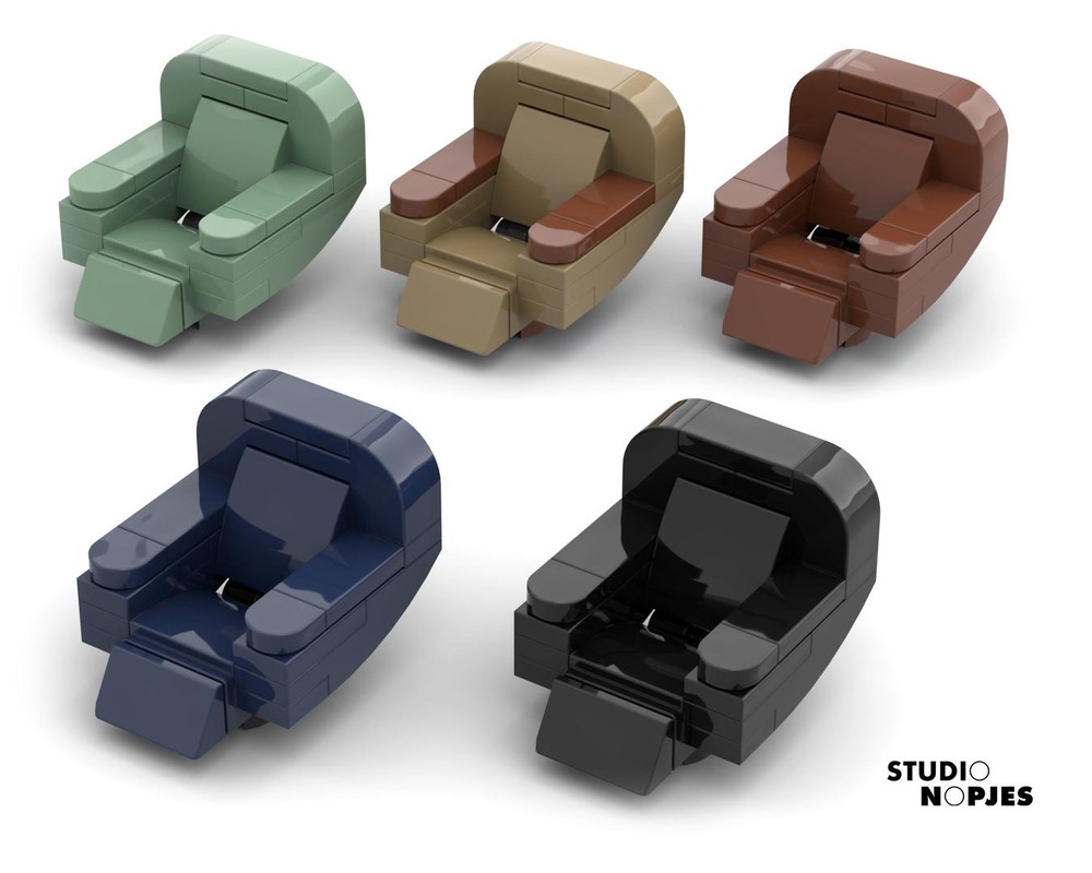 LEGO MOC-229933 Comfy Chair by Roloff | Rebrickable - Build with LEGO