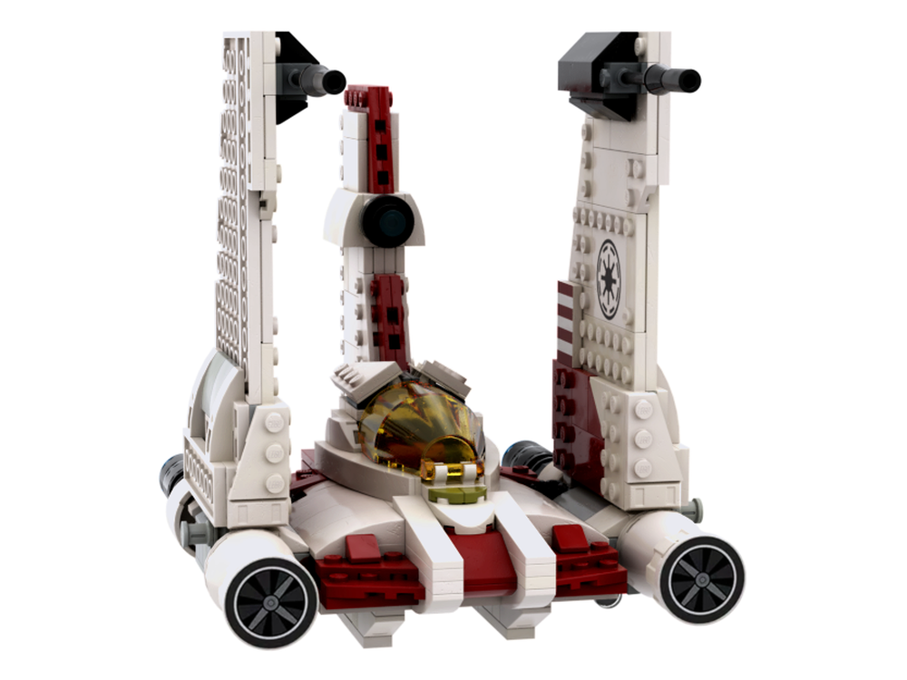 LEGO MOC-229970 V-19 Torrent Starfighter (Set 75432 working