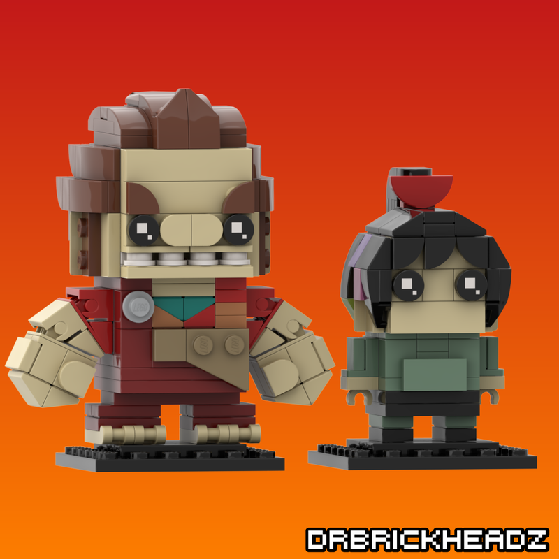 LEGO MOC-230047 Ralph + Vanellope Von Schweetz (Wreck-It Ralph ...