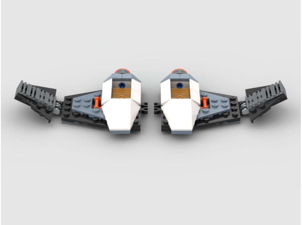 LEGO MOC-230091 Galactic Spaceship Extra Wings & Speeders (60446 Mod ...
