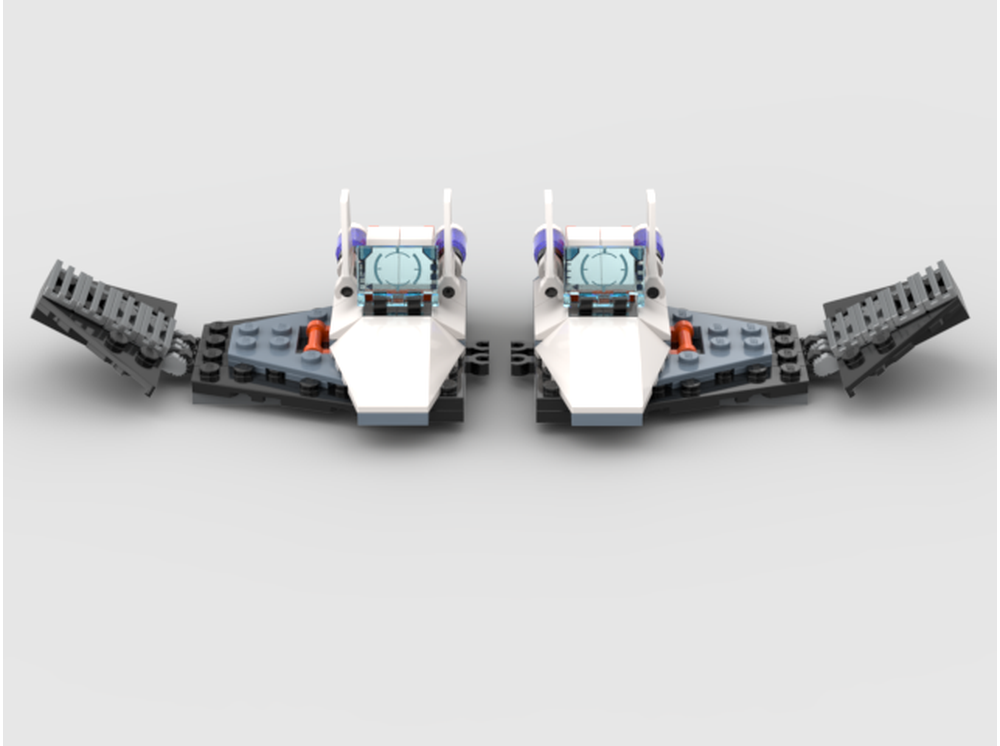 LEGO MOC-230091 Galactic Spaceship Extra Wings & Speeders (60446 Mod ...