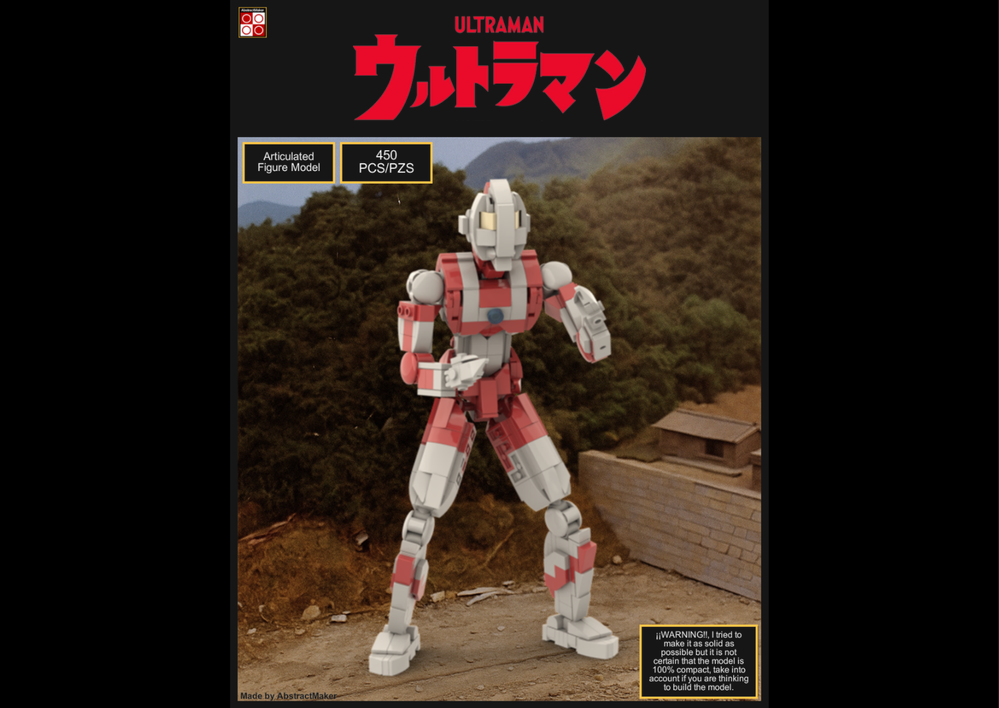 ウルトラマン　レゴ Lego Ultraman vs Godzilla(knock-off) Brick sets Speed Build