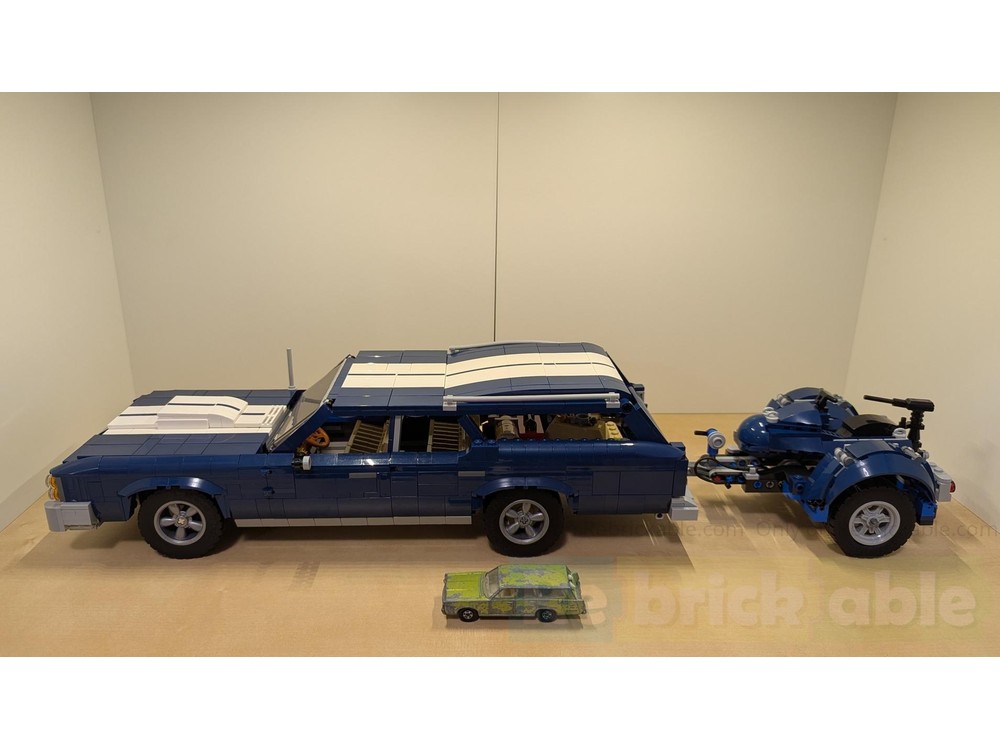 LEGO MOC-230159 1973 Ford LTD Country Squire with 70s Jet Ski on ...