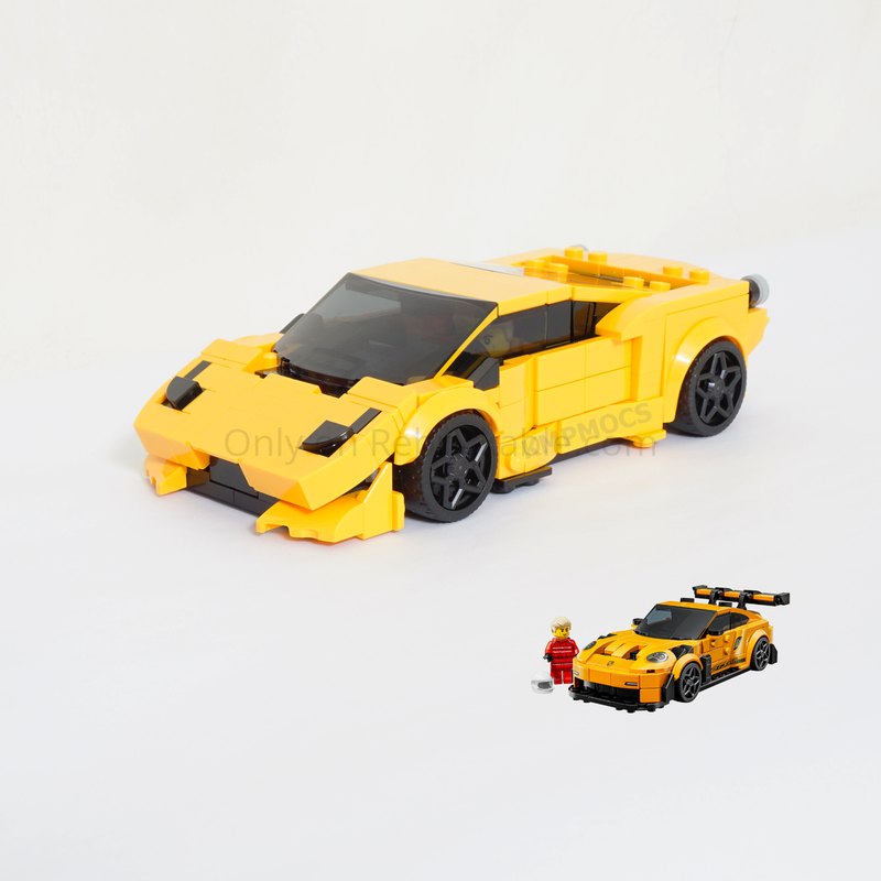 LEGO MOC-230230 77239 Ferari 458 by KMPMOCS | Rebrickable - Build with LEGO