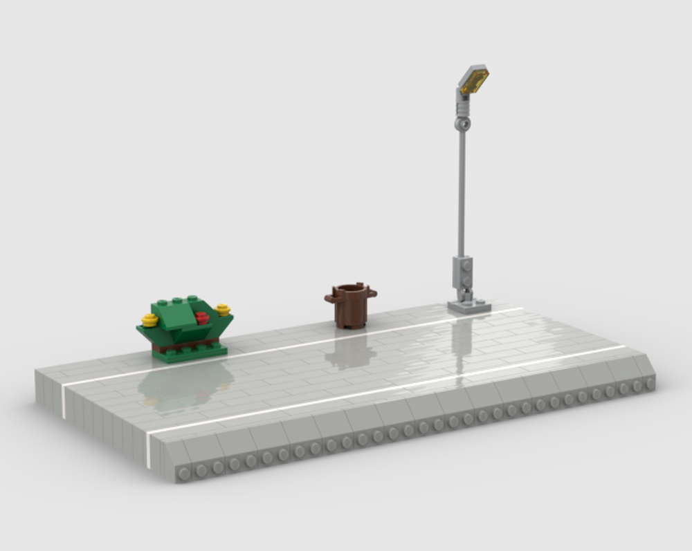 LEGO MOC Simple Road by Thibloxx | Rebrickable - Build with LEGO