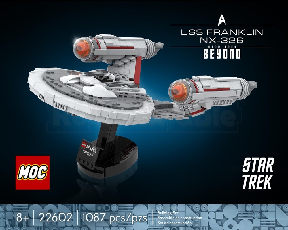 LEGO MOC-230361 USS Franklin (NX-326) Midi Scale — Star Trek