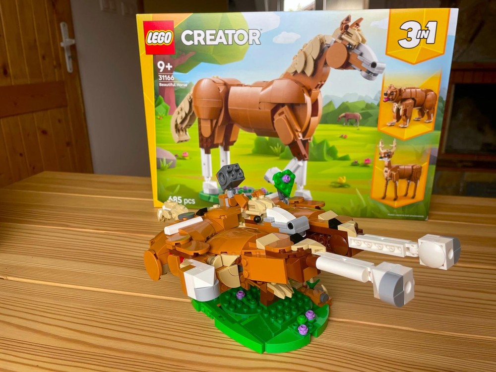 LEGO MOC 31166 - Millennium Horse by stanisi | Rebrickable - Build