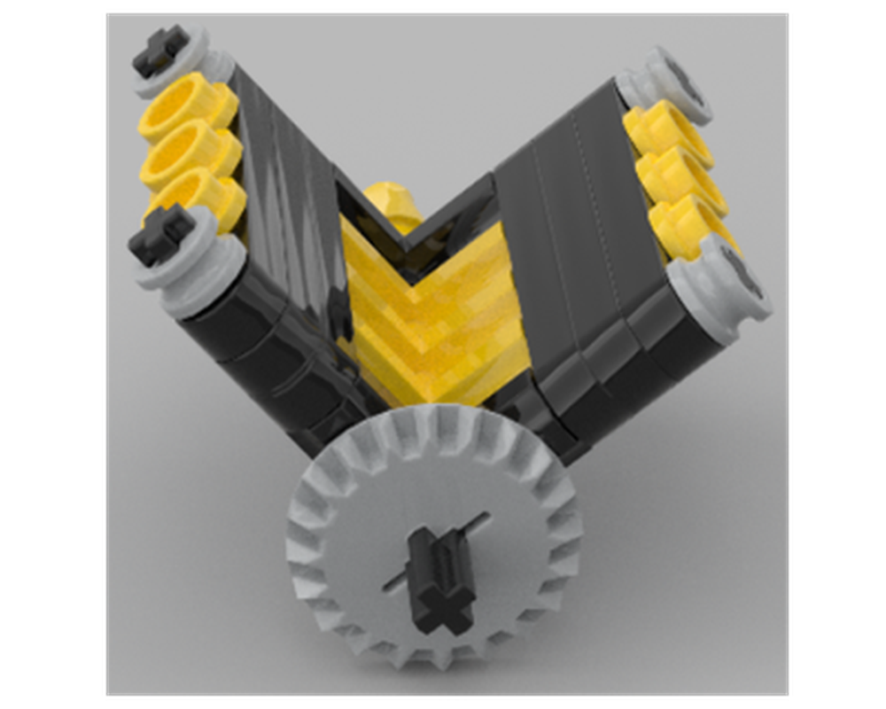 LEGO MOC-230443 Lego engine V6 by Platex | Rebrickable - Build with LEGO