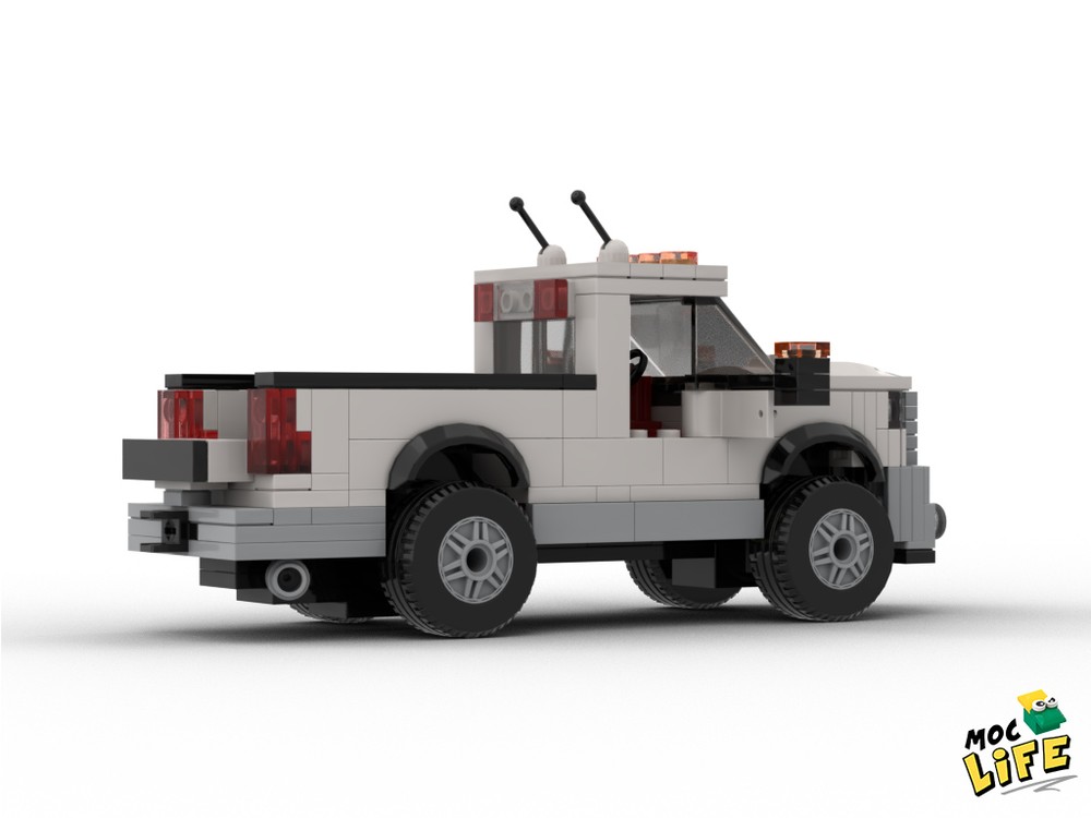 LEGO MOC Ram 2500 regular cab small bed by MocLife | Rebrickable ...