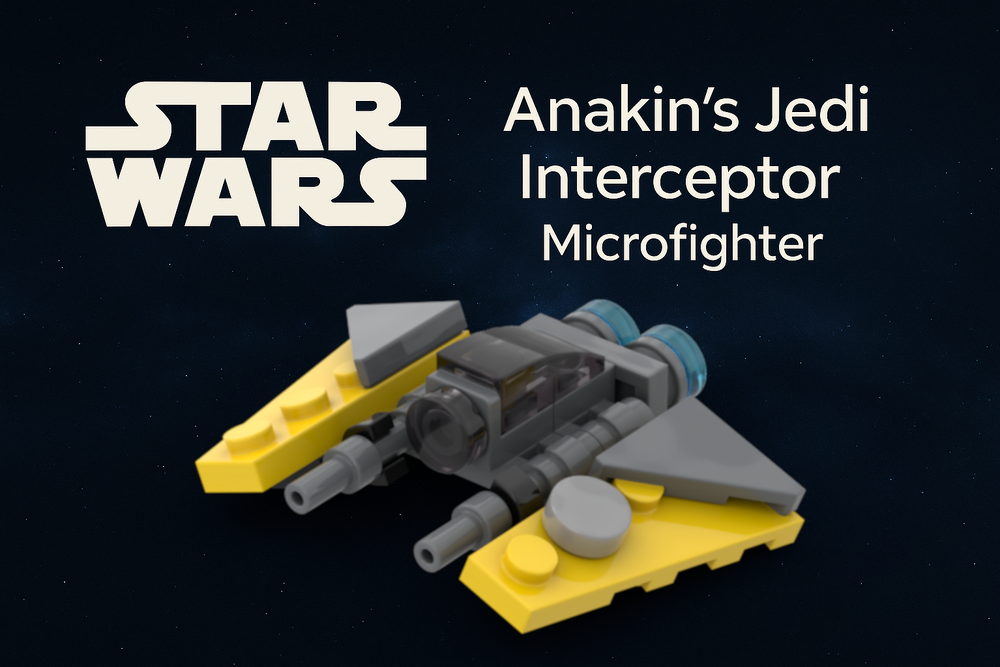 LEGO MOC-230574 Anakin's Interceptor Microfighter by ClayBirdBricks ...