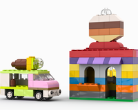 10713 Ice cream truck and cafe