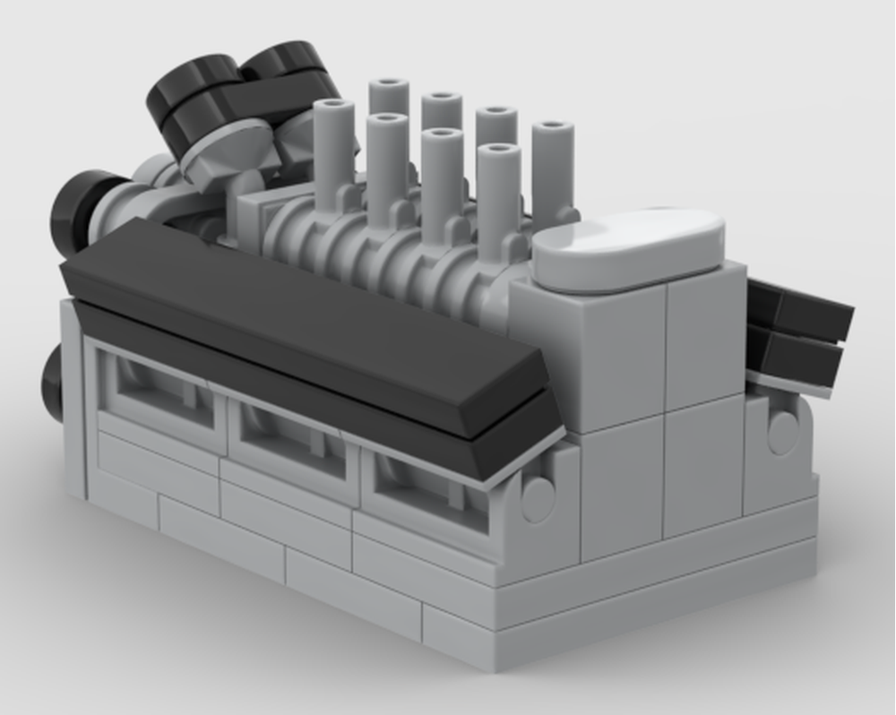 LEGO MOC-230678 4.8L Naturally Aspirated 1LR-GUE Engine (Lexus LFA) by ...