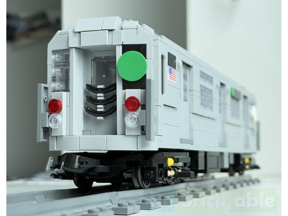 LEGO MOC-230991 NYC Subway R62A by ABentMetrocard | Rebrickable - Build ...