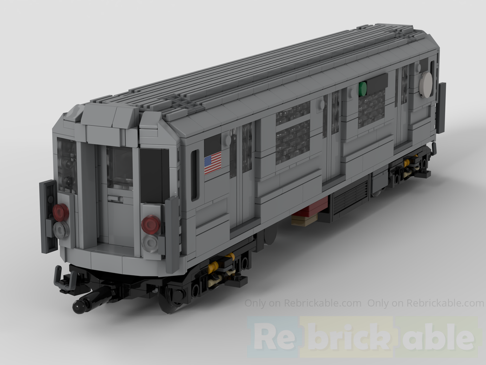 LEGO MOC-230991 NYC Subway R62A by ABentMetrocard | Rebrickable - Build ...