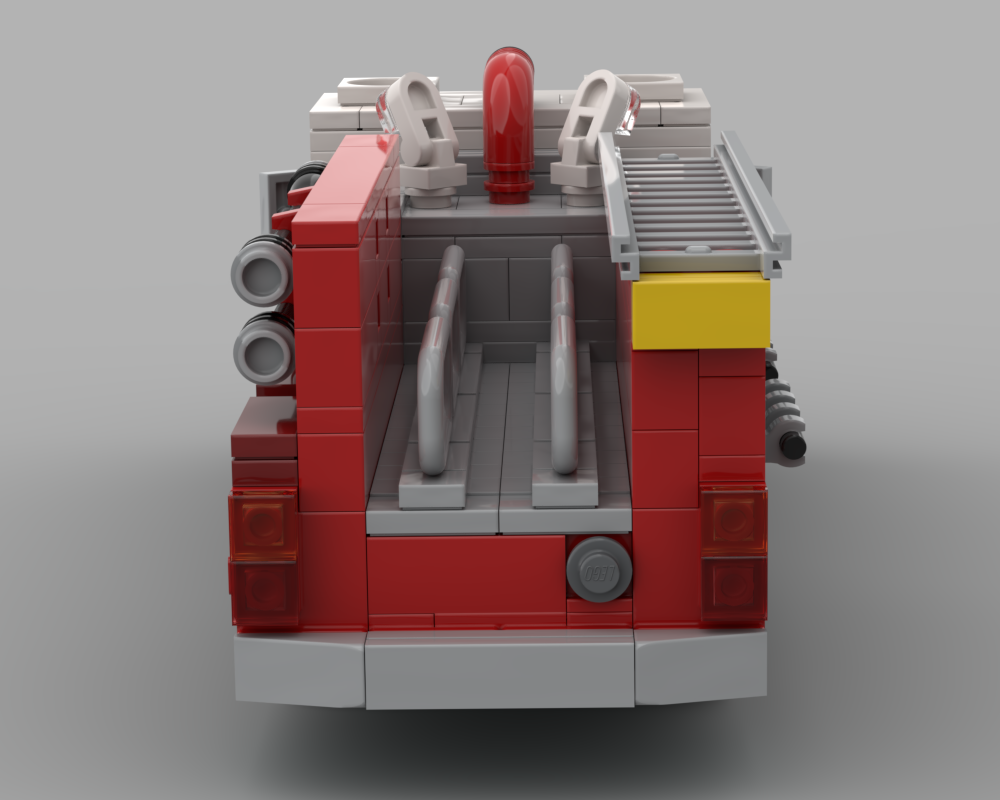 LEGO MOC-231002 Seagrave Fire Engine by leeggoo_Creator | Rebrickable ...