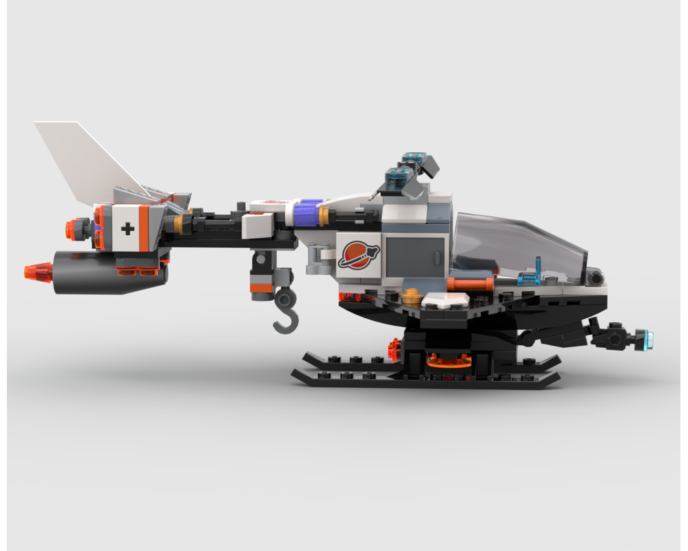 LEGO MOC-231250 Cosmic Copter (60411 Mod) by Yumahummus | Rebrickable ...