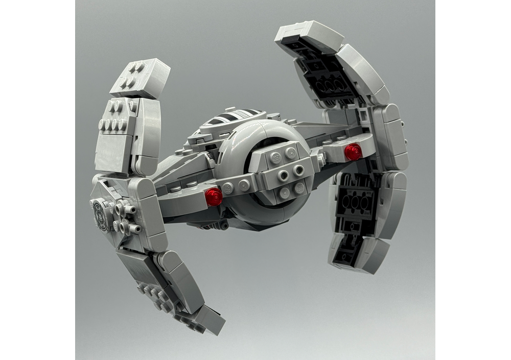 LEGO MOC TIE Prototype v1 by farawaybricks Rebrickable