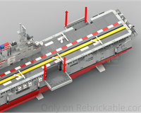 LEGO MOC-231557 USS America LHA-6 by BasicBuilder23 | Rebrickable