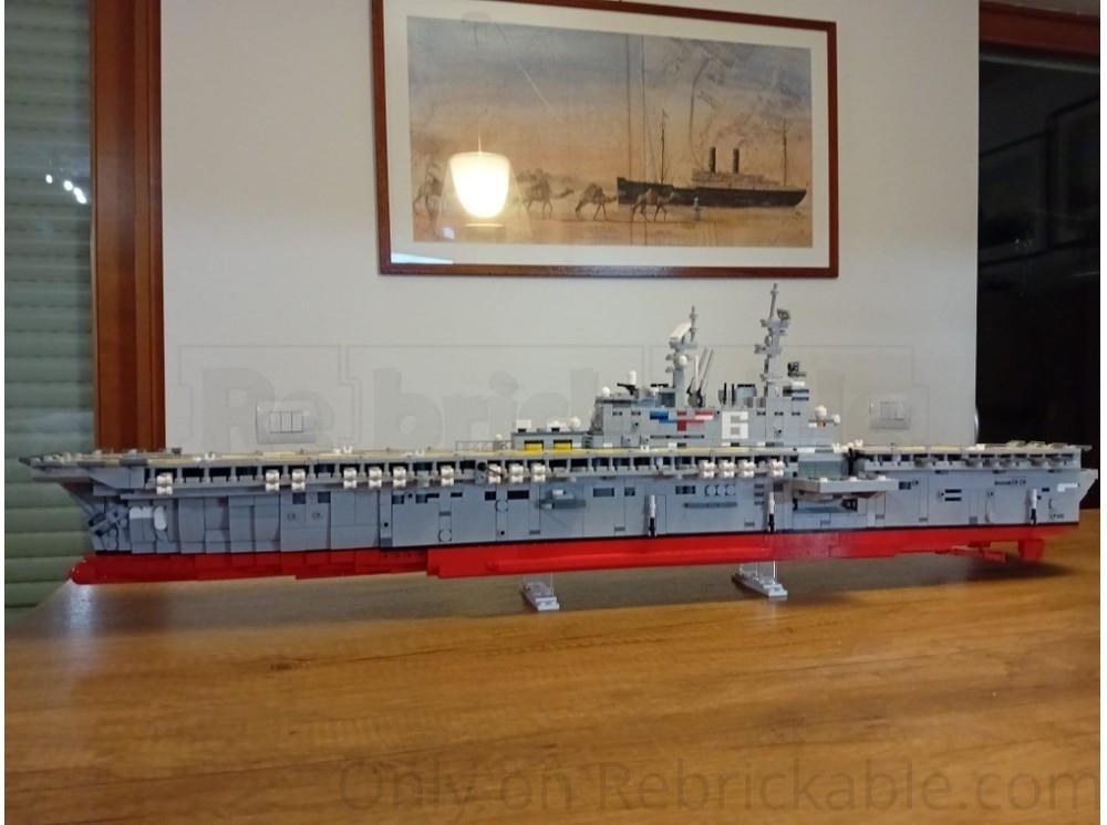 LEGO MOC-231557 USS America LHA-6 by BasicBuilder23 | Rebrickable